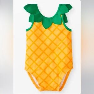 Hanna Andersson Pineapple swimsuit 6-12 months - worn once